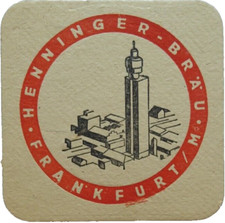 ALTER BIERDECKEL Henninger