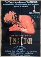 E182 Kinoplakat TURKISH DELIGHT  Rutger Hauer  Monique van de Ven