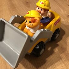 Fisher Price Play Family Katze Arbeiter Bagger