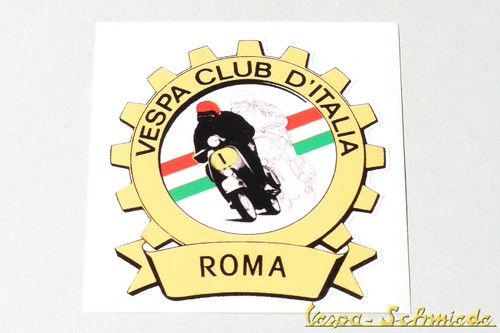 Dekor aufkleber vespa club - "vespa,
