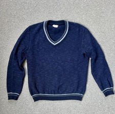 DDR Herren Pullover blau Gr