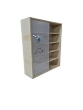 Sammlervitrine mit 5 Fächern