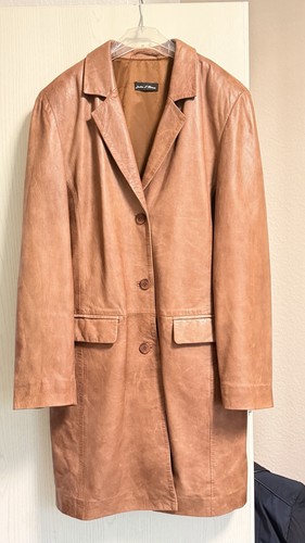 Lederjacke cognacfarben 42 - , gr