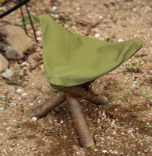 Bushcraft Dreibein Campingstuhl Faltstuhl Campinghocker Sitz