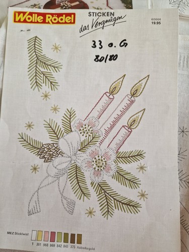 Weihnachts mitteldecke 80 - 80,