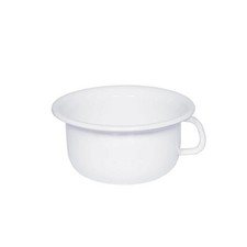 Riess Nachttopf 23 cm 2,5 Liter Emaille Classic Weiss 