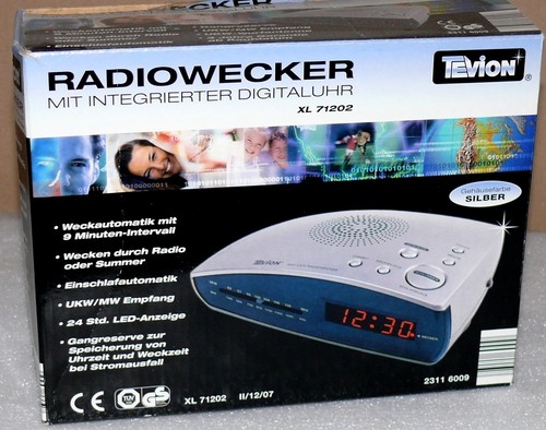 Tevion xl71202 radiowecker - xl71202, fm