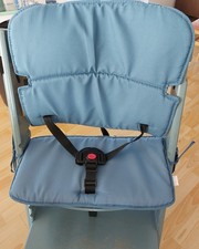 2 Sets Sitzpolster für Kinderstuhl mit Gurtsystem Kinderstuhlkissen