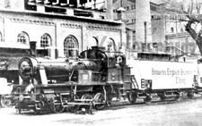 Dampflok Foto - Haffuferbahn (Strecke Elbląg–Braniewo) Brauerei Elbing/Elbląg