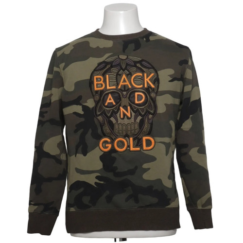 Diesel black gold sweatshirt - diesel,