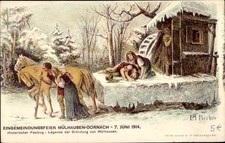 Künstler Ak Becker, Dornach