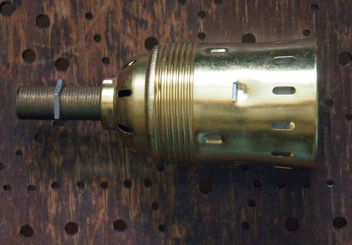 Vintage fassung aus messing - fassung,