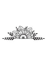 Autoaufkleber Sticker Sonnenblumen Aufkleber 9X9 cm