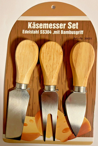 Käsemesser 3er set - 3er-set, edelstahl