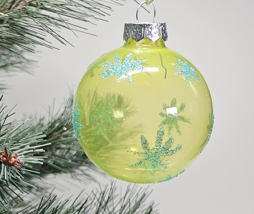 Christmas ball glass - , hand