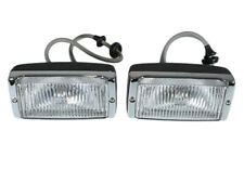 Nebelscheinwerfer Set Schwarz mit Chrom Rahmen für Porsche 911 G-Modell 74-83