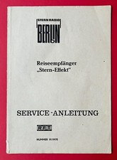 DDR RFT Service Anleitung VEB