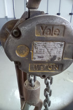 1x Hebelzug Yale D85 1500kg Zurrkette 1,3m Handkettenzug,antik, Bundeswehr