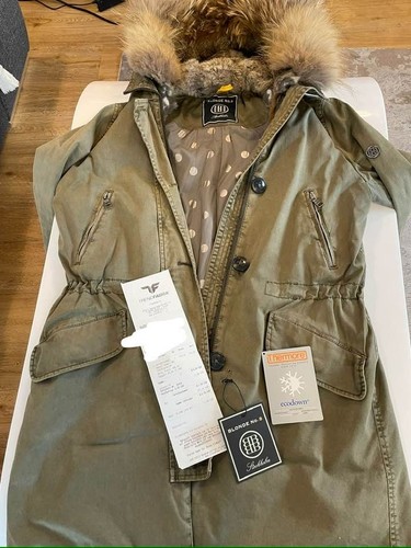 Damen edel parka echtpelz - edel,