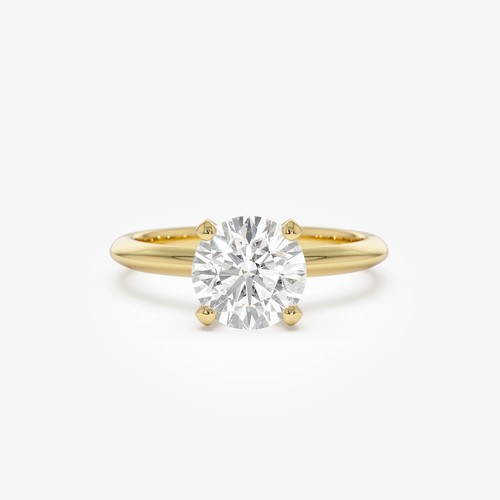 2ct rund cut lab - grown, diamond