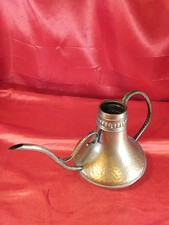 Alte Design Kupfer Gießkanne Blumenkanne Kanne Handarbeit Hammers Vintage (4485)