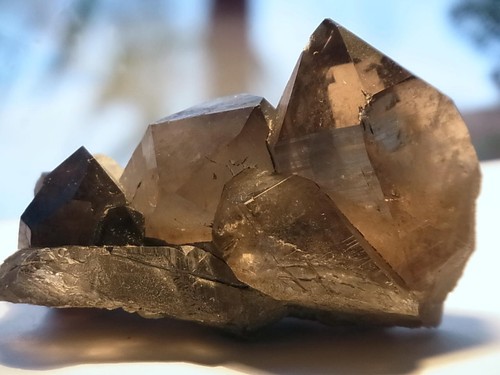 Schöne rauchquarz stufe - -,