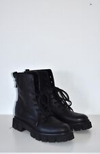 KENNEL & SCHMENGER ? Boots Stiefel Schnürschuhe Schwarz Leder Gr. 6,5 - 40