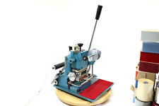 Heißprägemaschine Manuell Prägepresse für Leder, Holz, Kunststoff Stanzmaschine