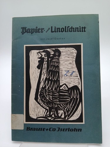 Papier und linolschnitt - papier-,