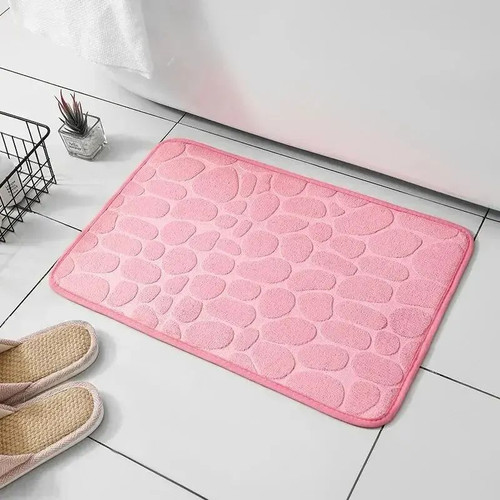 Memory foam pebble bath - bath, mat