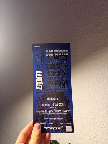 6pm festival ticket 25 - festival, sa
