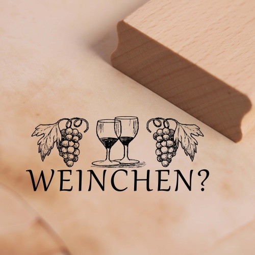 Motivstempel weinchen - weinchen,