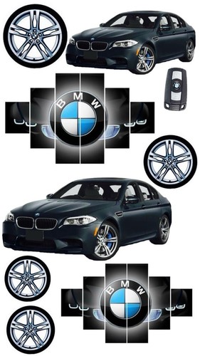 Bmw essbar tortenaufleger auto - essbar,