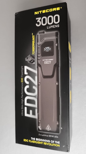Nitecore edc27 3000 lumen led - 3000,