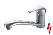 Boilerarmatur Spültisch chrom Niederdruck Küchenarmatur Einhebelmischer Spüle