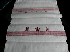 1 antikes handgewebtes Leinen