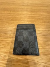 Louis Vuitton Kartenetui Pince Damier Graphite Canvas -Geldbörse und Kartenetui
