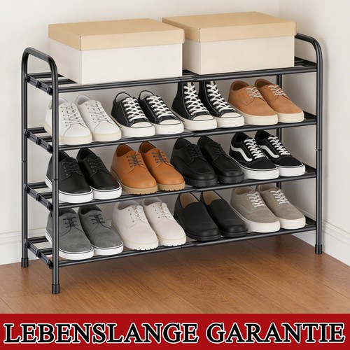Ebenen schuhregal metall - 4,