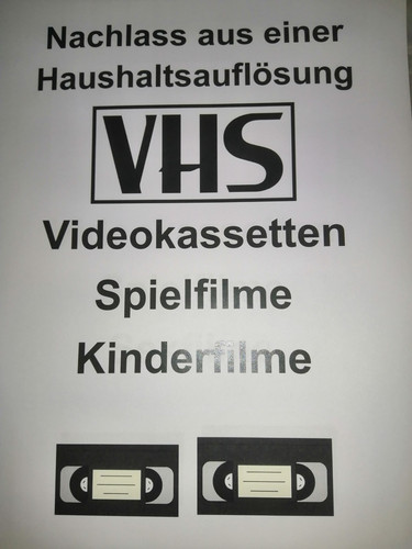 Vhs video kassette - vhs,