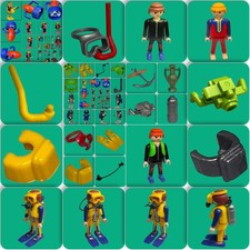 Playmobil Taucher Figuren und