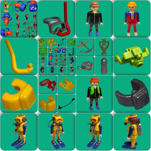 Playmobil taucher figuren und - taucher,