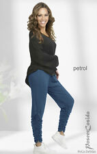 LAGENLOOK Raff-Leggings Treggings Hose 44 46 48 50 52 54 56 58 L-XL-XXL-XXXL