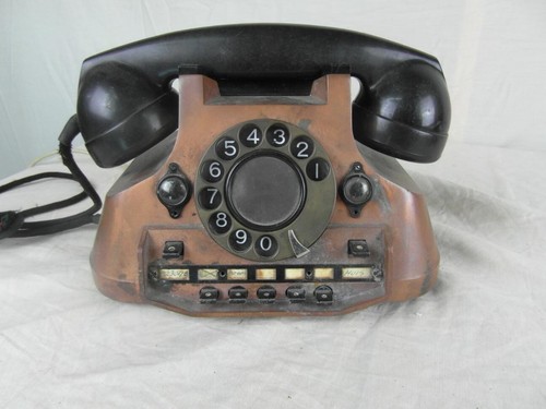 Telefon kupfer vintage belgien - telefon,