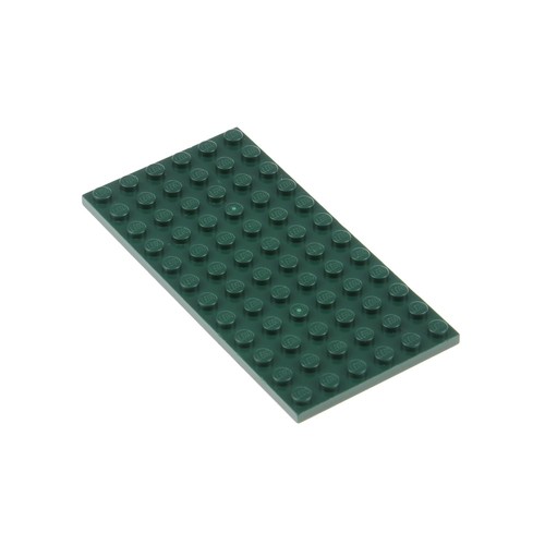 Lego bau platte 6x12 dunkel - platte,