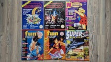 Club Nintendo, Fun Vision etc. Diverse Nintendo Magazine aus den 90ern (6 Stück)