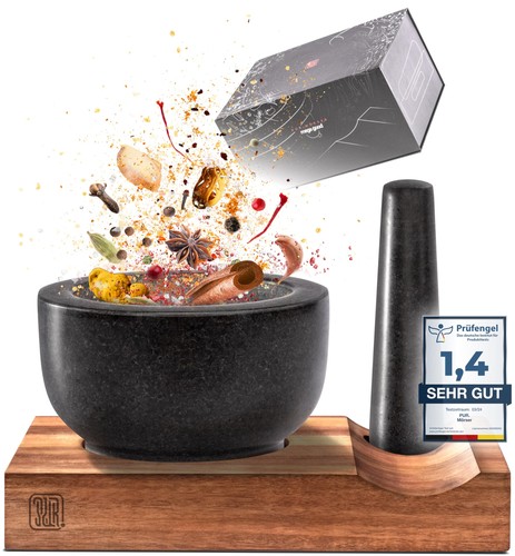 Pur granit mörser mit - granit-mörser,
