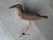 Metall Rabe Vogel Skulptur