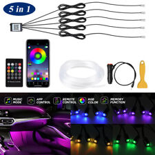 8M Auto PKW LED Ambientebeleuchtung Innenraumbeleuchtung Lichtleiste App Control