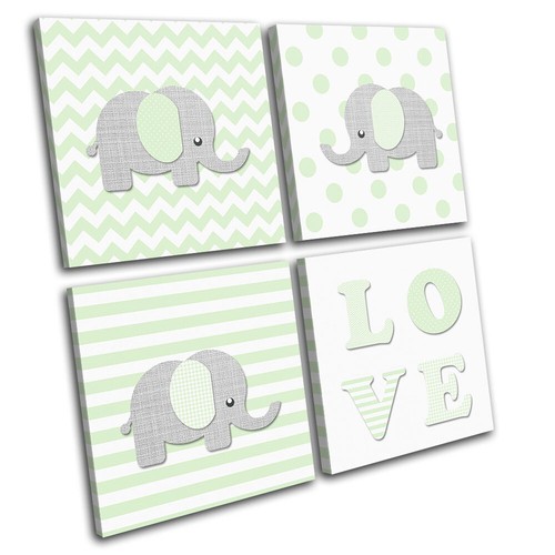 Cute baby elephant green for - baby,
