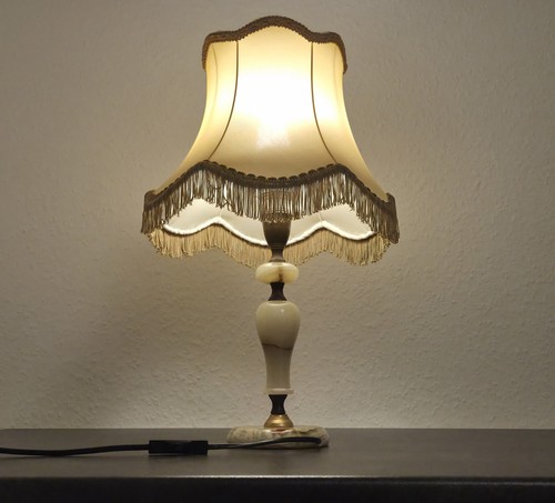 Vintage tischlampe onyx - vintage,